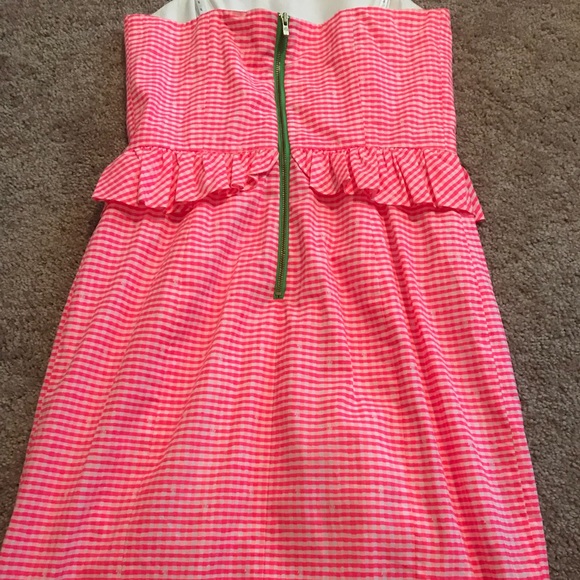 Lilly Pulitzer Lowe Peplum Dress size 00 - Picture 4 of 7